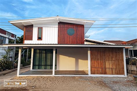 Unique Half Cement Half Wood House Design Ideas .